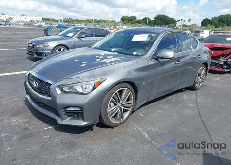 2017 Infiniti Q50 3.0T Sport из США, поврежденный, VIN JN1EV7AP0HM735936